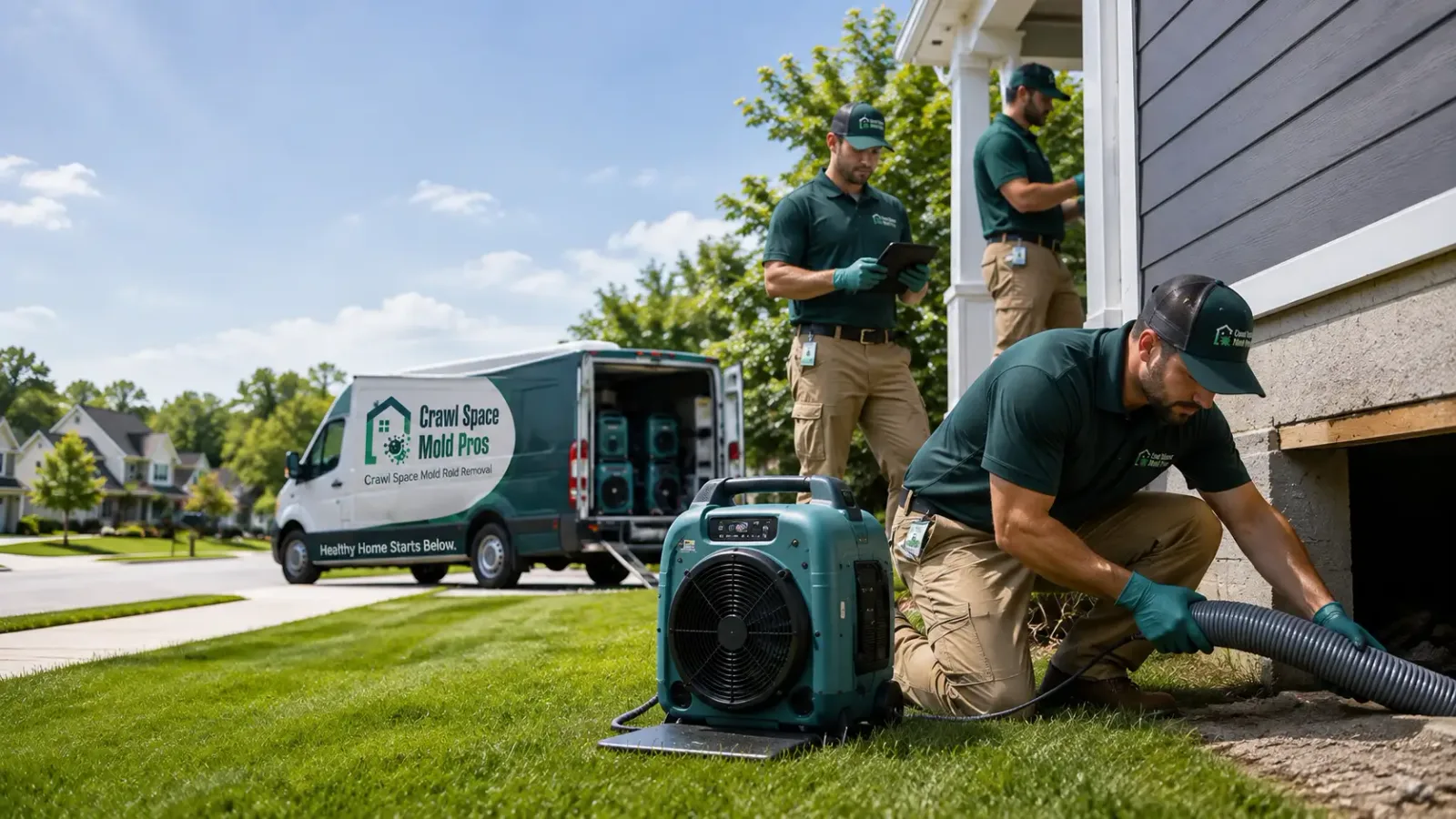 Crawl Space Mold Removal in Gas, KS